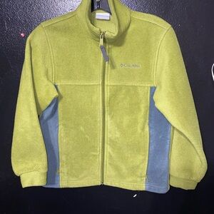 Columbia Olive and Slate Fleece Jacket